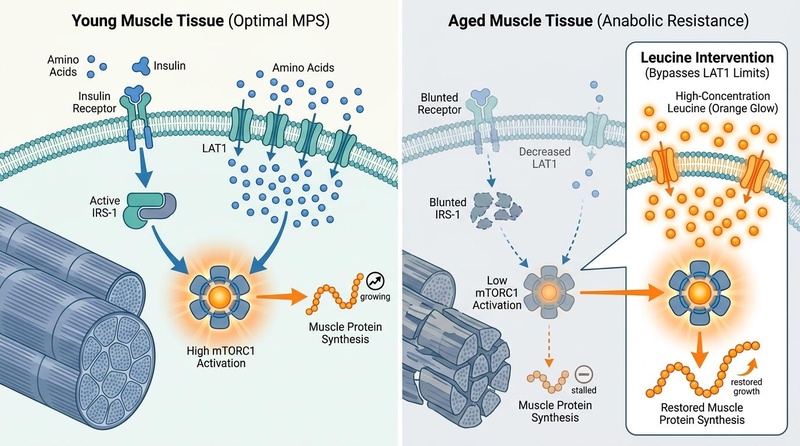 Cellular Mechanisms of Anabolic Resistance