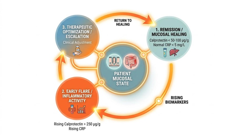 IBD Biomarker Tracking Cycle