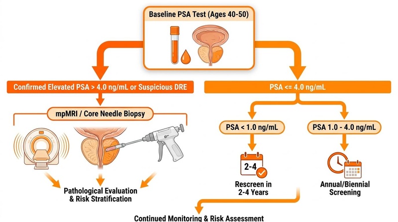 Prostate Cancer Screening Decision Flow