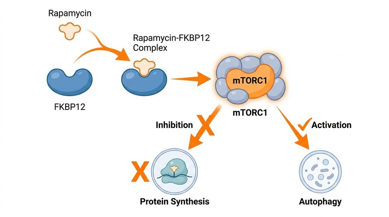Rapamycin mTOR Inhibition Pathway