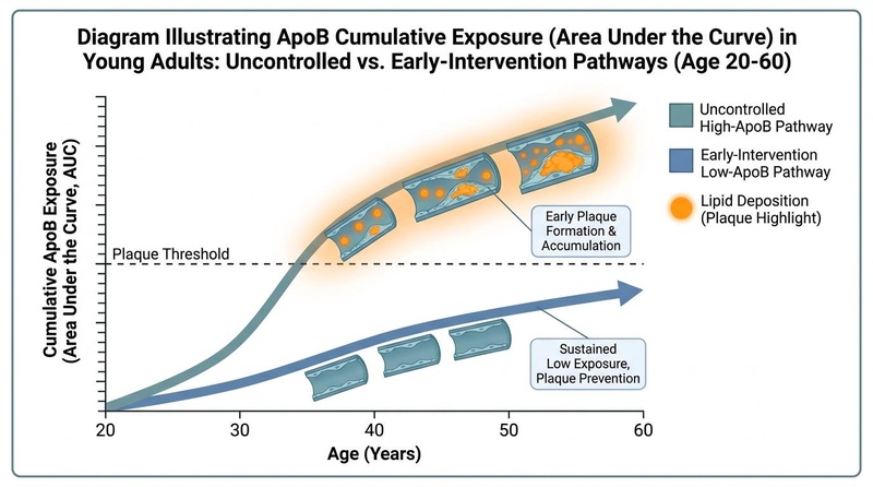 ApoB Cumulative Exposure Curves