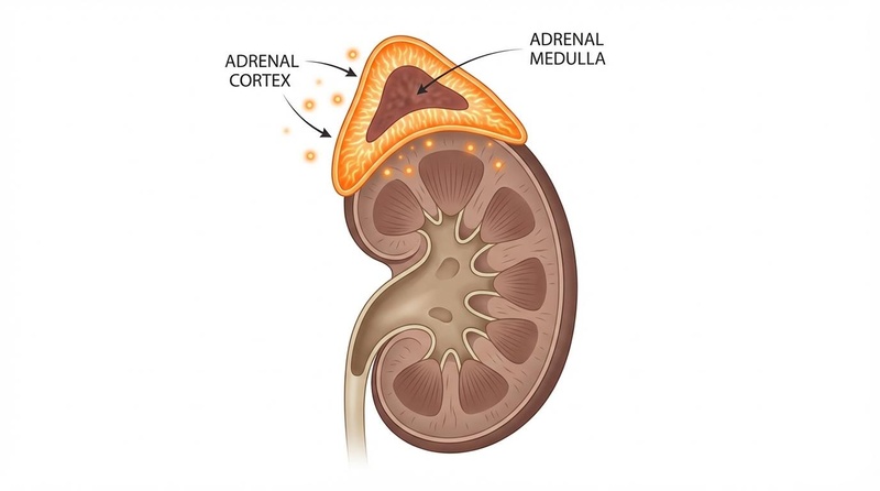 Estructura de la glándula suprarrenal