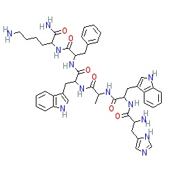 Estructura química del GHRP-2