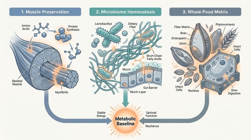 La tríada de la nutrición metabólica