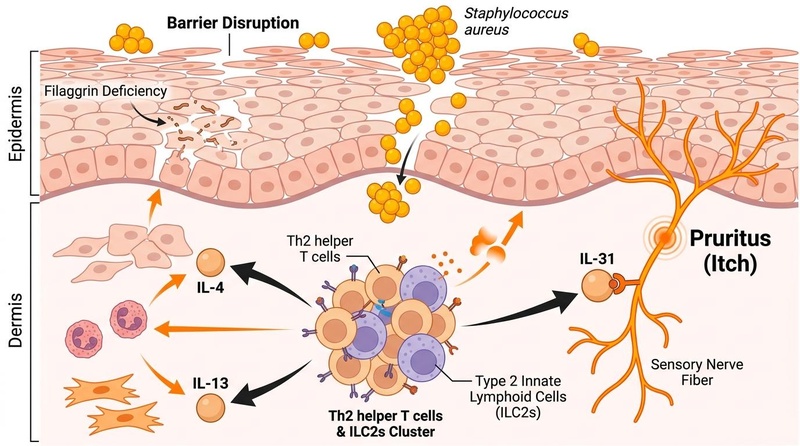 Fisiopatología de la dermatitis atópica