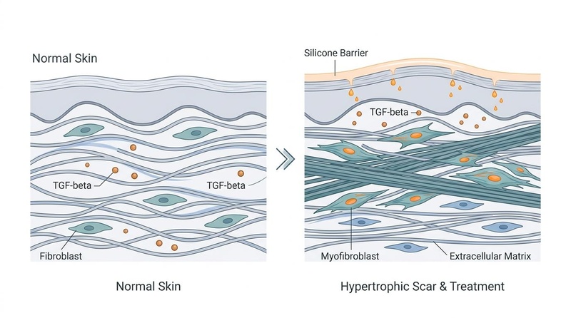 Collagen Remodeling and Silicone Hydration