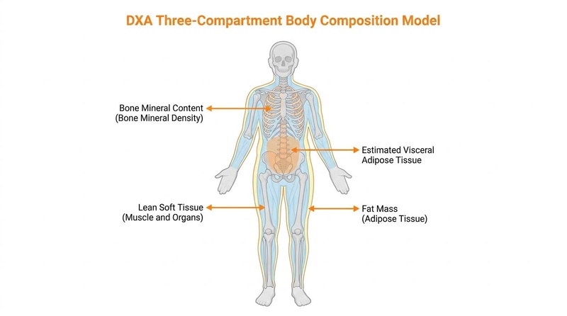 DEXA Scan Three-Compartment Model
