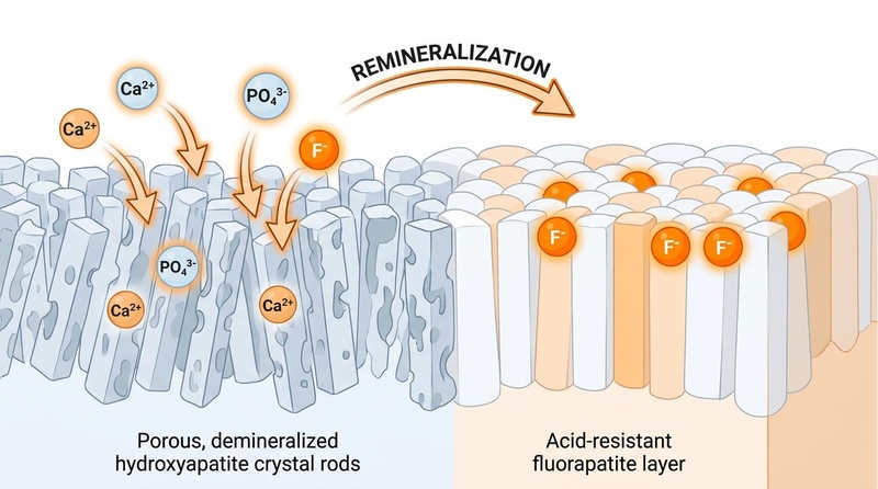 Enamel Remineralization Mechanism