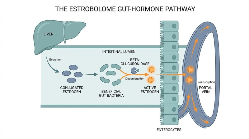 The Estrobolome Gut-Hormone Pathway
