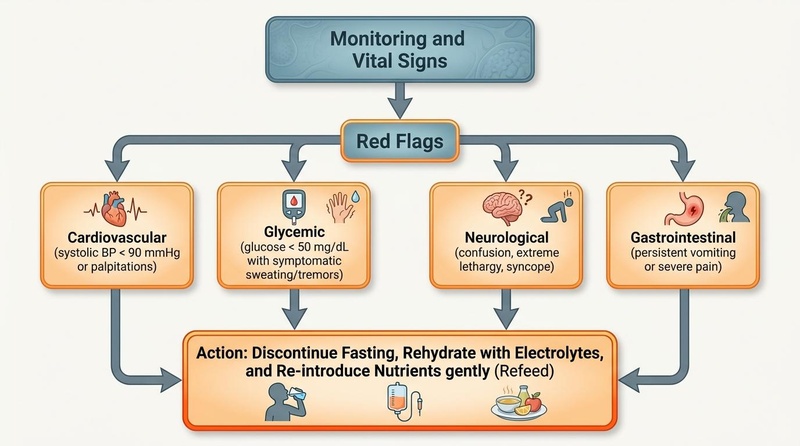 Clinical Discontinuation and Red Flags Flowchart