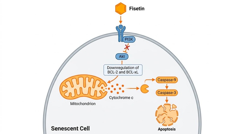 Fisetin senolytic mechanism
