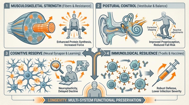 Older Adult Multi-System Longevity Framework