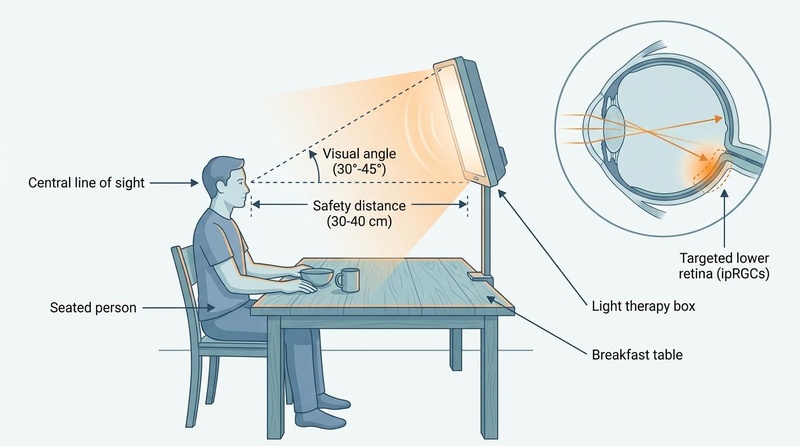Light Therapy Setup