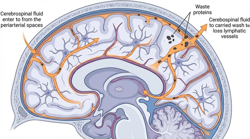 Glymphatic System Clearing Toxins