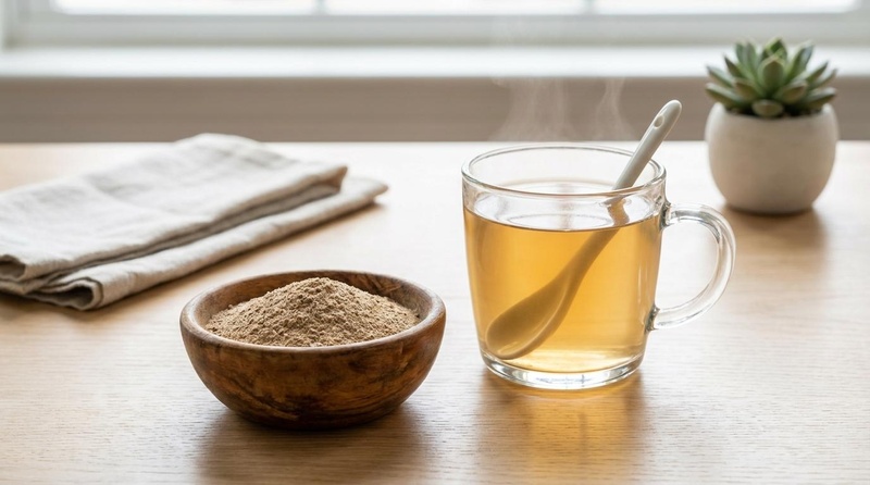 Slippery Elm Bark Tea and Powder
