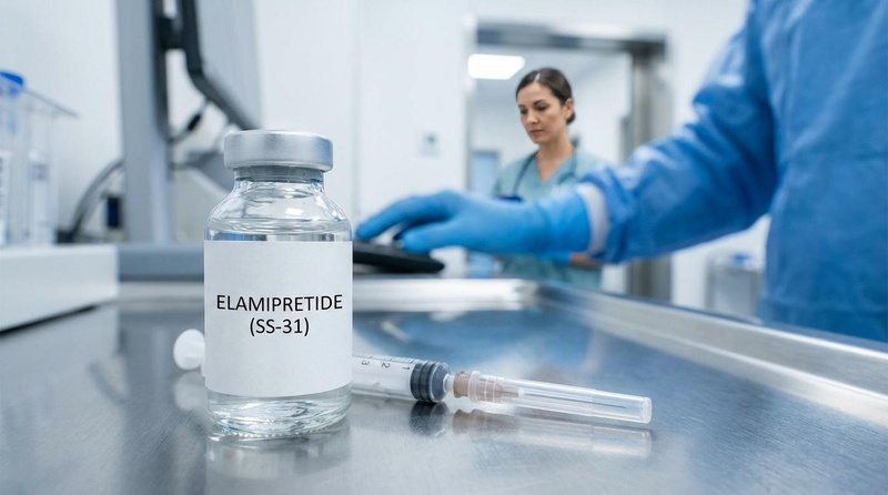 Elamipretide Vial and Syringe