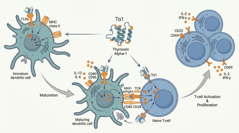 Thymosin Alpha-1 (Tα1) Mechanism