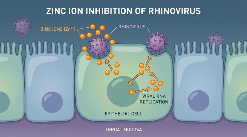 Zinc antiviral mechanism