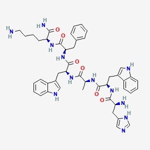 Chemical structure of GHRP-6